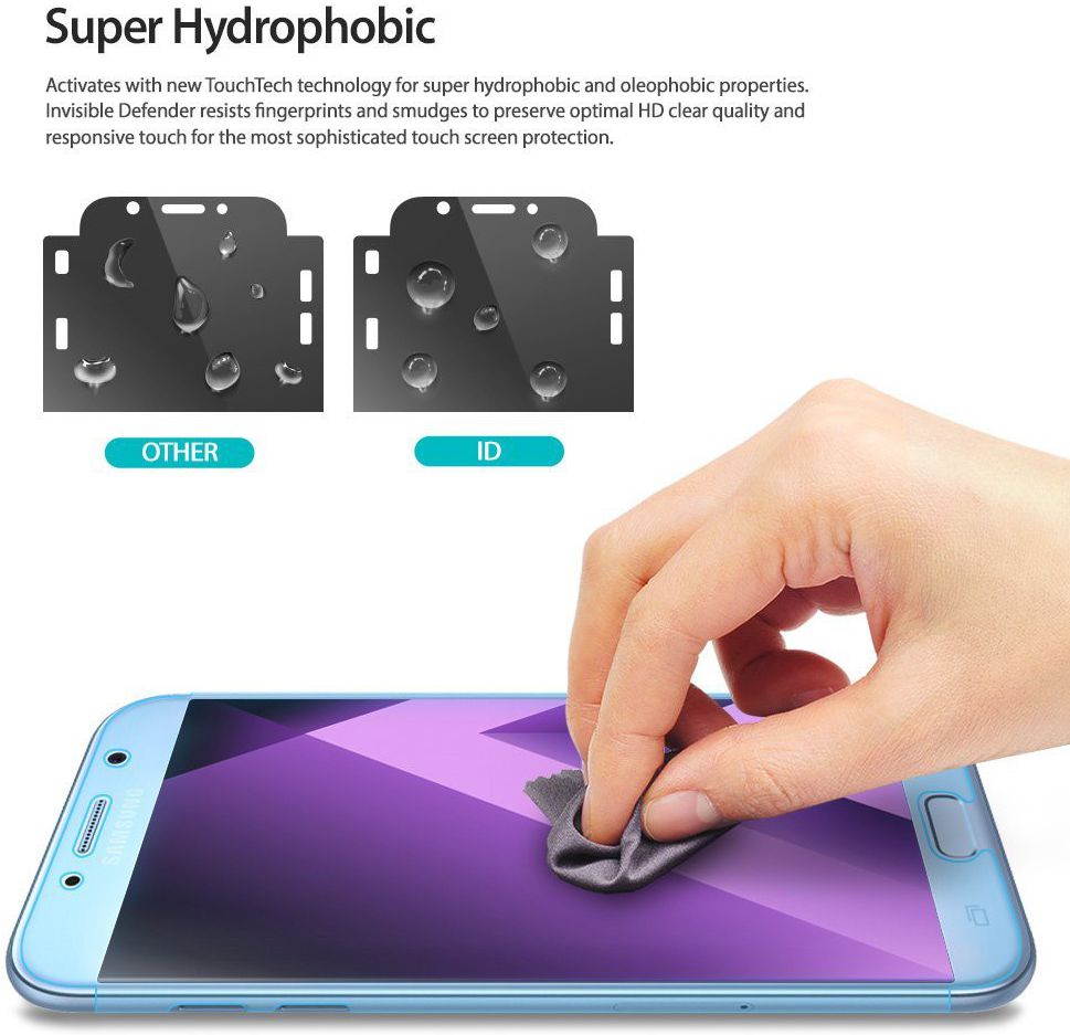 Ringke ID Full Cover Screen Protector Samsung Galaxy A5 2017 [2-Pack] afbeelding 5