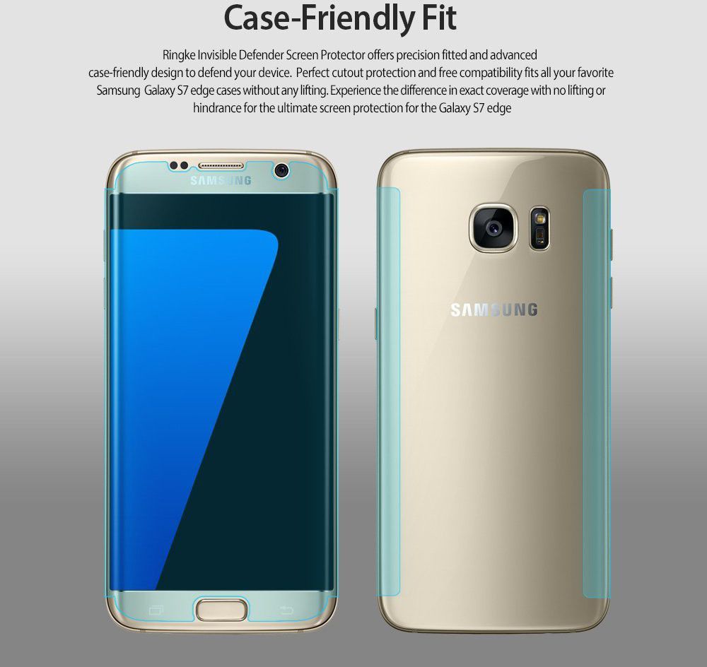 Ringke ID Full Cover Screen Protector Samsung Galaxy S7 Edge afbeelding 2