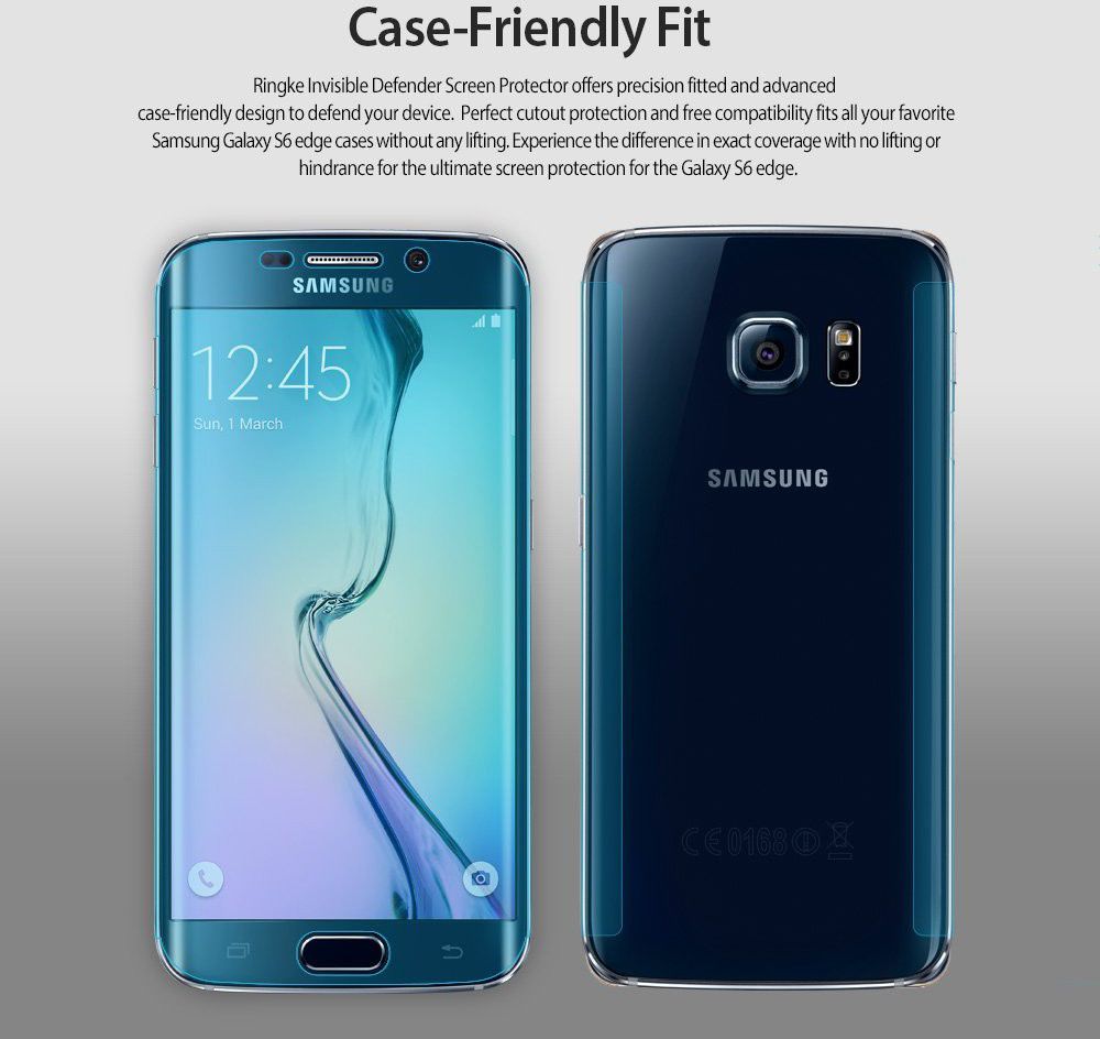 Ringke ID Full Cover Screen Protector Samsung Galaxy S6 Edge afbeelding 2