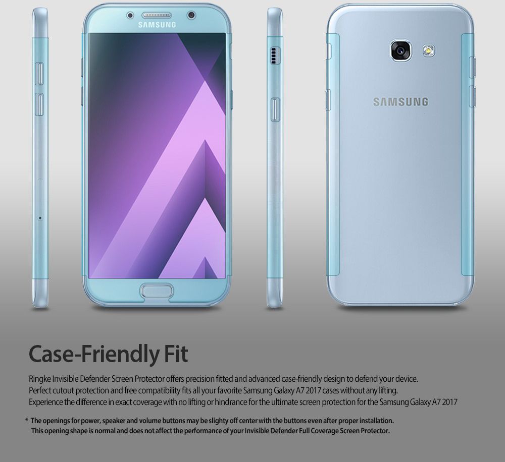 Ringke ID Full Cover Screen Protector Samsung Galaxy A3 2017 afbeelding 5