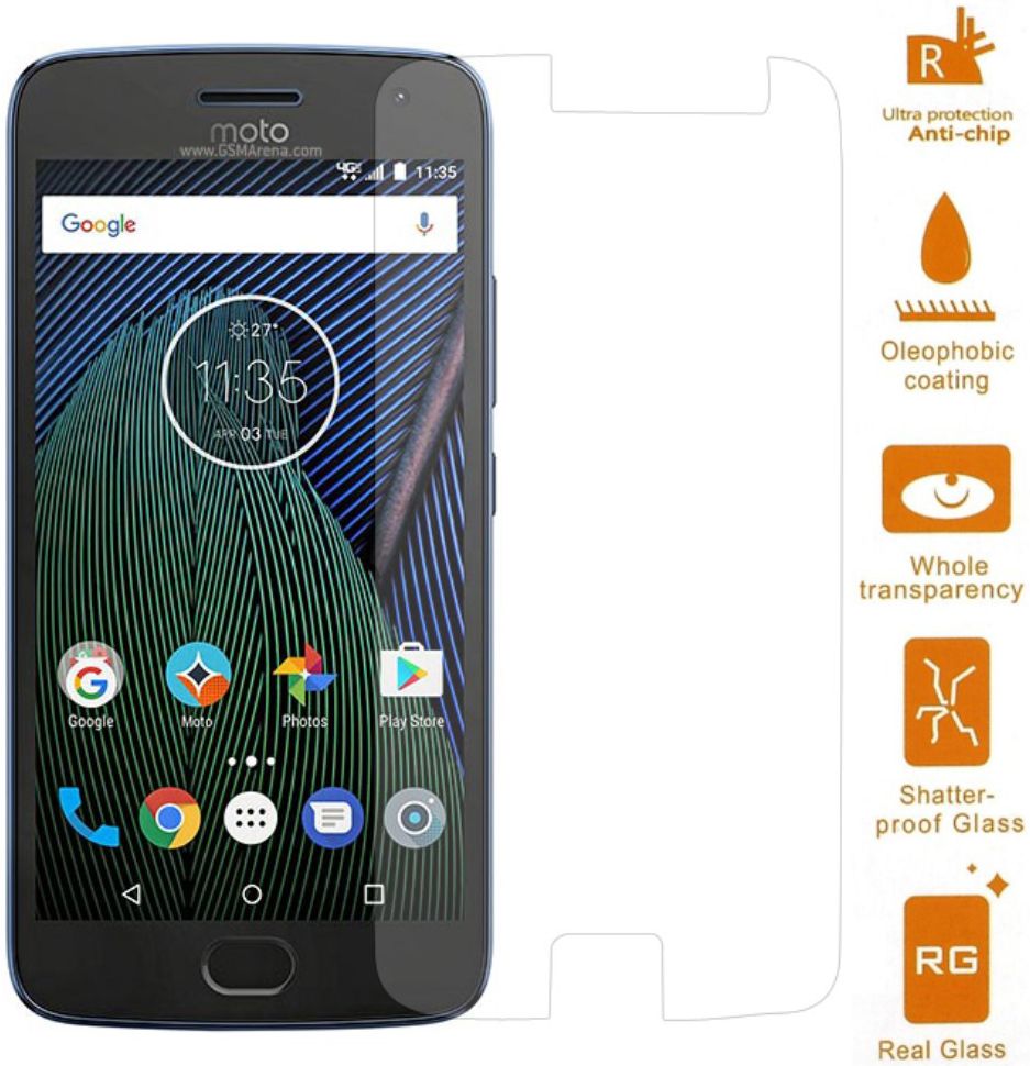 Motorola Moto G5 Plus Tempered Glass Screen Protector afbeelding 1