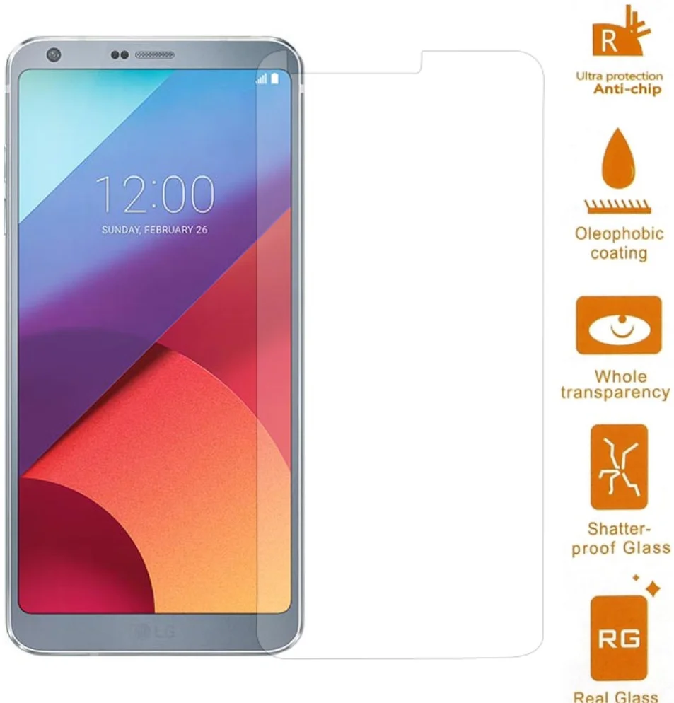 LG G6 Tempered Glass Screen Protector afbeelding 3