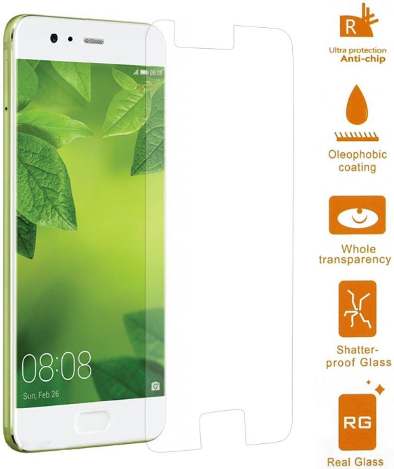 Huawei P10 Tempered Glass Screen Protector clear afbeelding 3