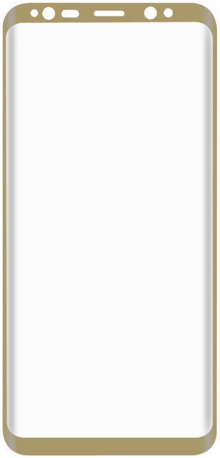 Samsung Galaxy S8 Tempered Glass Screen Protector Goud afbeelding 4