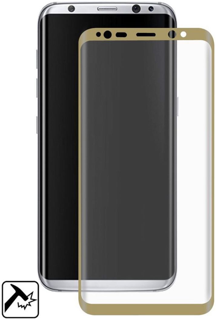 Samsung Galaxy S8 Tempered Glass Screen Protector Goud afbeelding 1