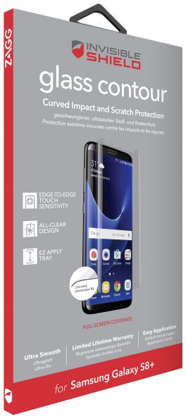 InvisibleSHIELD Glass Contour Tempered Glass Samsung Galaxy S8 Plus afbeelding 1
