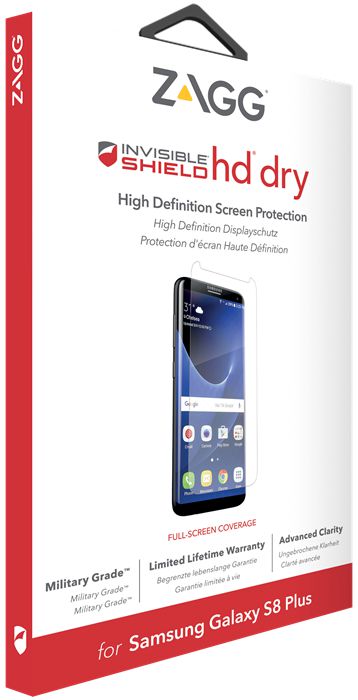 InvisibleSHIELD HD Dry Screen Protector Samsung Galaxy S8 Plus afbeelding 1