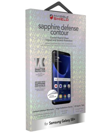 ZAGG InvisibleShield Sapphire Glass Samsung Galaxy S8 Plus Screen Protectors