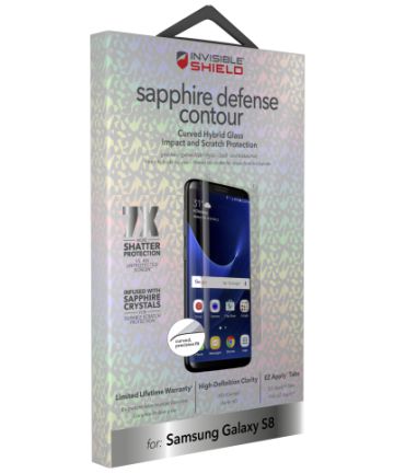 ZAGG InvisibleShield Sapphire Glass Samsung Galaxy S8 Screen Protectors