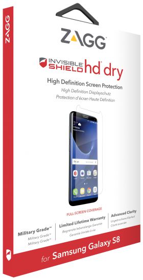 InvisibleShield HD Dry Full Body Screen Protector Samsung Galaxy S8 afbeelding 1
