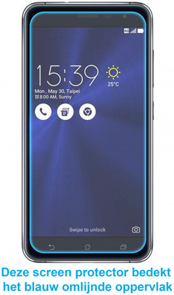 Asus Zenfone 3 (5.5) Tempered Glass Screen Protector afbeelding 2