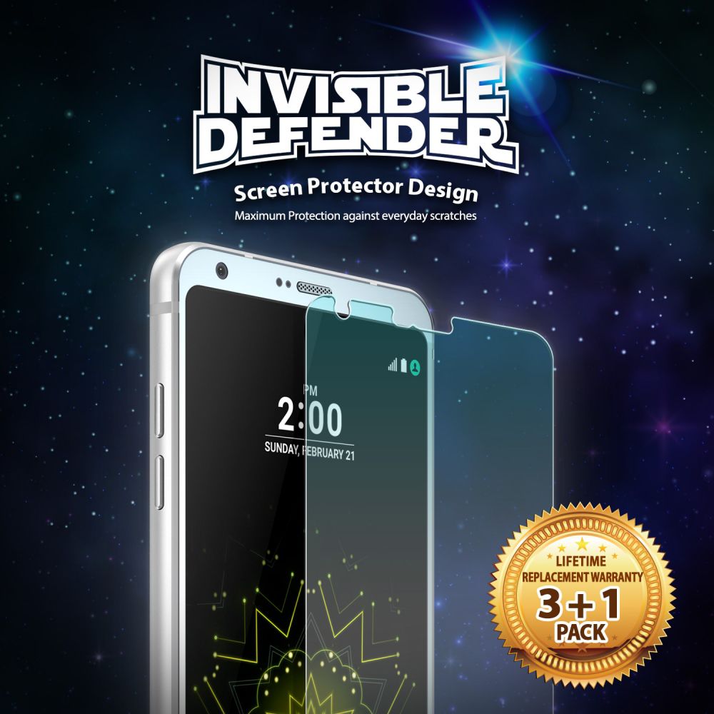 Ringke Invisible Defender Screen Protector LG G6 afbeelding 1