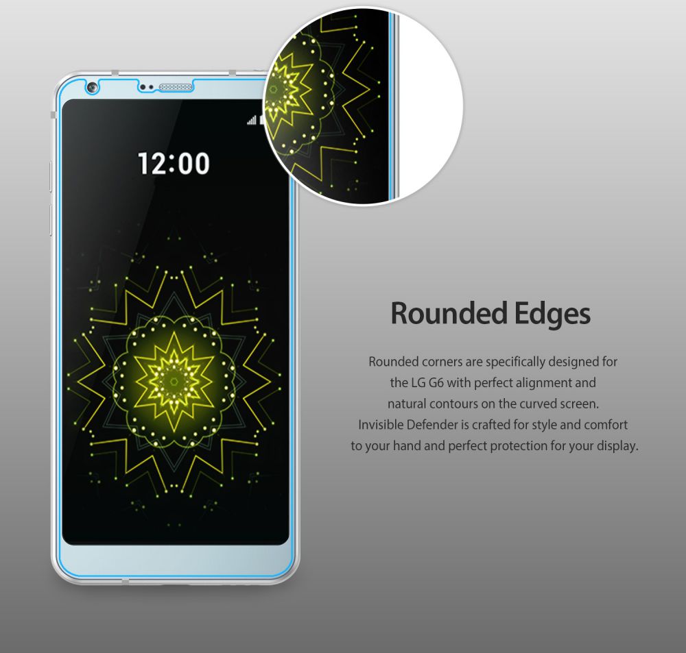 Ringke Invisible Defender Screen Protector LG G6 afbeelding 2