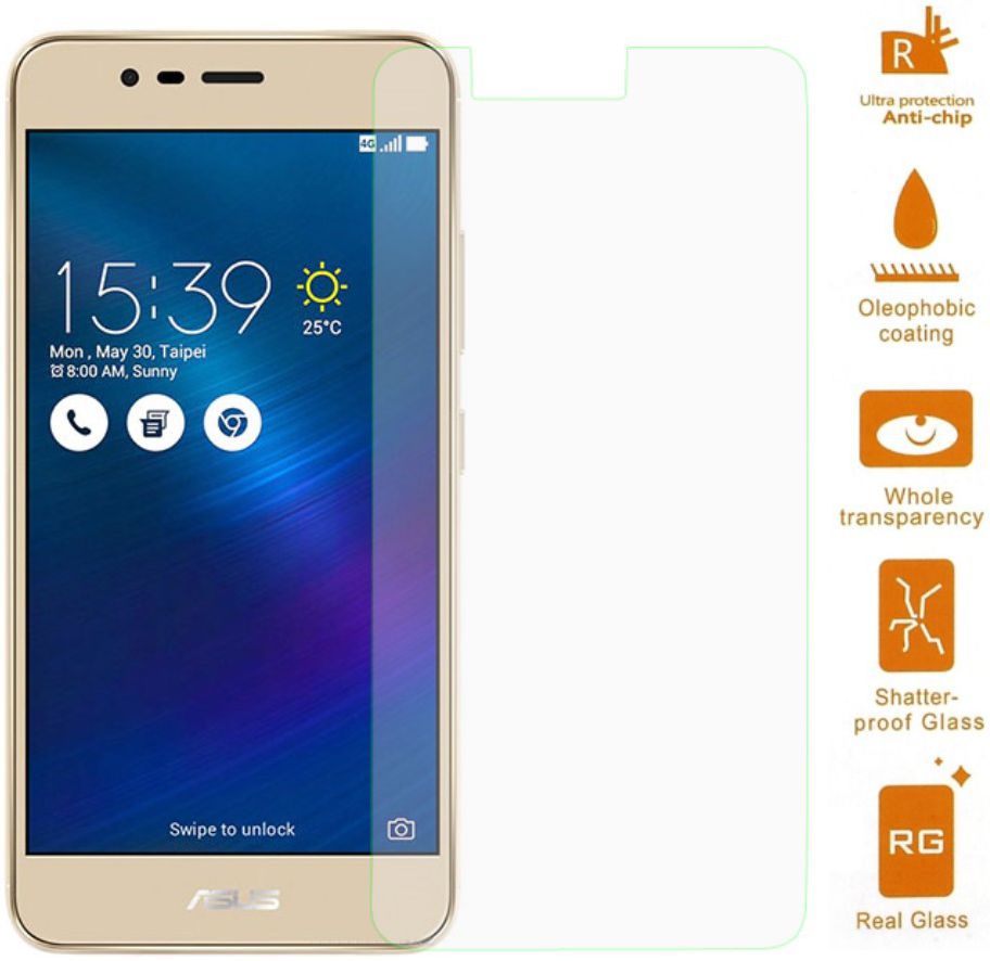 Asus Zenfone 3 Max (5.2) Tempered Glass Screen Protector afbeelding 2