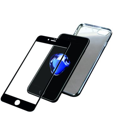PanzerGlass Zwarte Tempered Glass Met Hoesje Apple iPhone 7 / 8 Screen Protectors