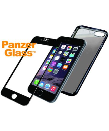 PanzerGlass Zwarte Tempered Glass Met Hoesje Apple iPhone 7 / 8 / 6 Screen Protectors