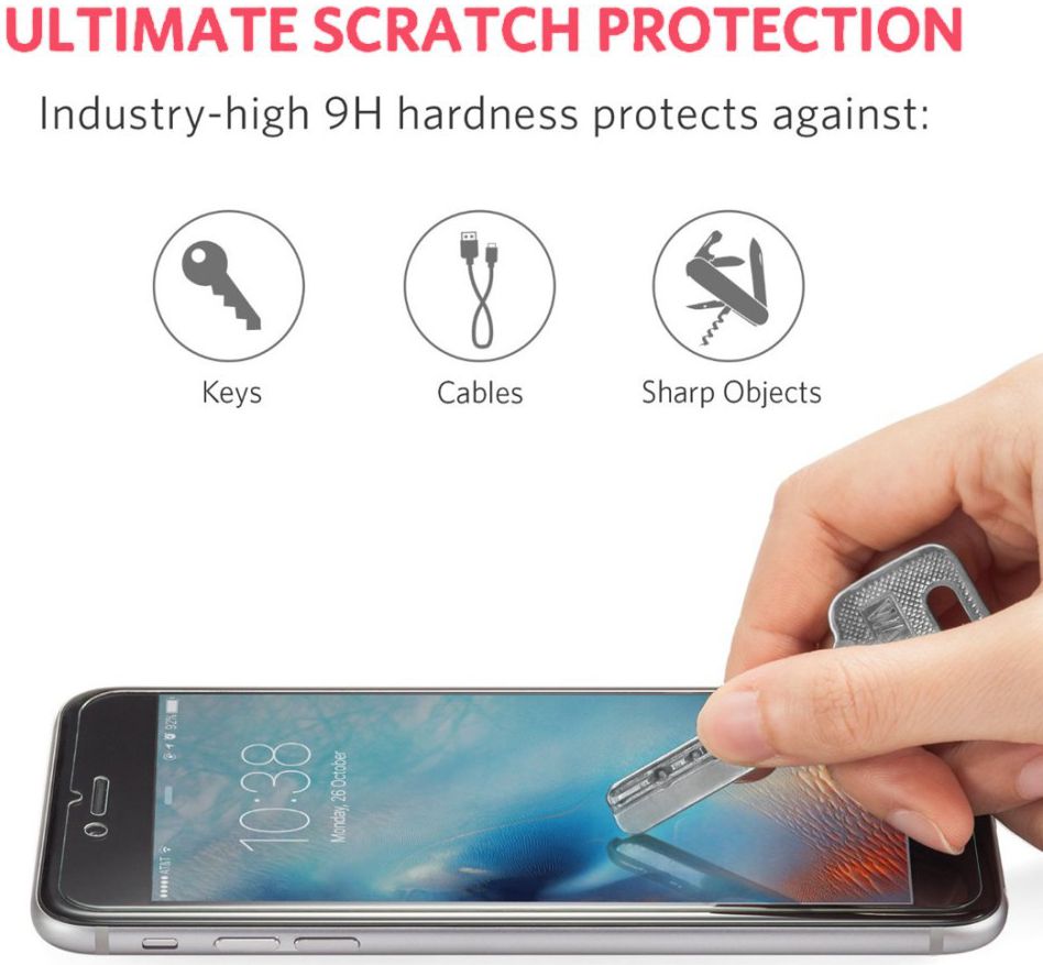 Huawei P8 Lite (2017) Tempered Glass Screen Protector afbeelding 5