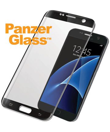 PanzerGlass Zwarte Tempered Glass Screen Protector Samsung Galaxy S7 Screen Protectors