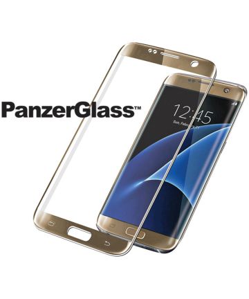PanzerGlass Gouden Tempered Glass Samsung Galaxy S7 Edge Screen Protectors