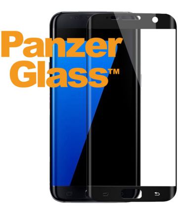 PanzerGlass Zwarte Tempered Glass Samsung Galaxy S7 Edge Screen Protectors