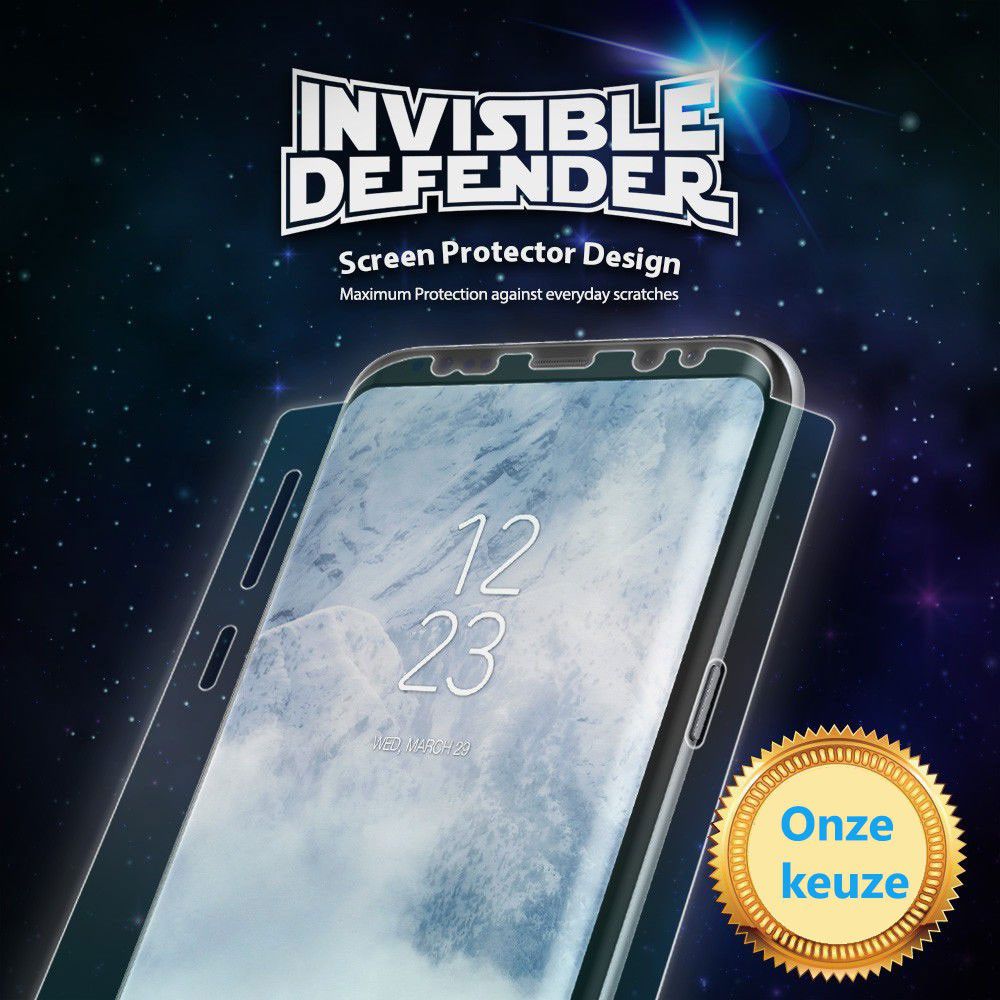 Ringke ID Full Cover Screen Protector Samsung Galaxy S8 [2-Pack] afbeelding 1