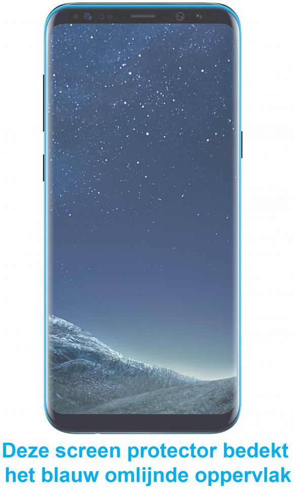 Samsung Galaxy S8 Tempered Glass Screen Protector Transparant afbeelding 2