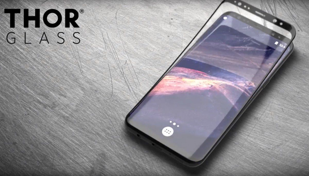 THOR Screen Glass Edge To Edge Samsung Galaxy S8 Zwart afbeelding 16
