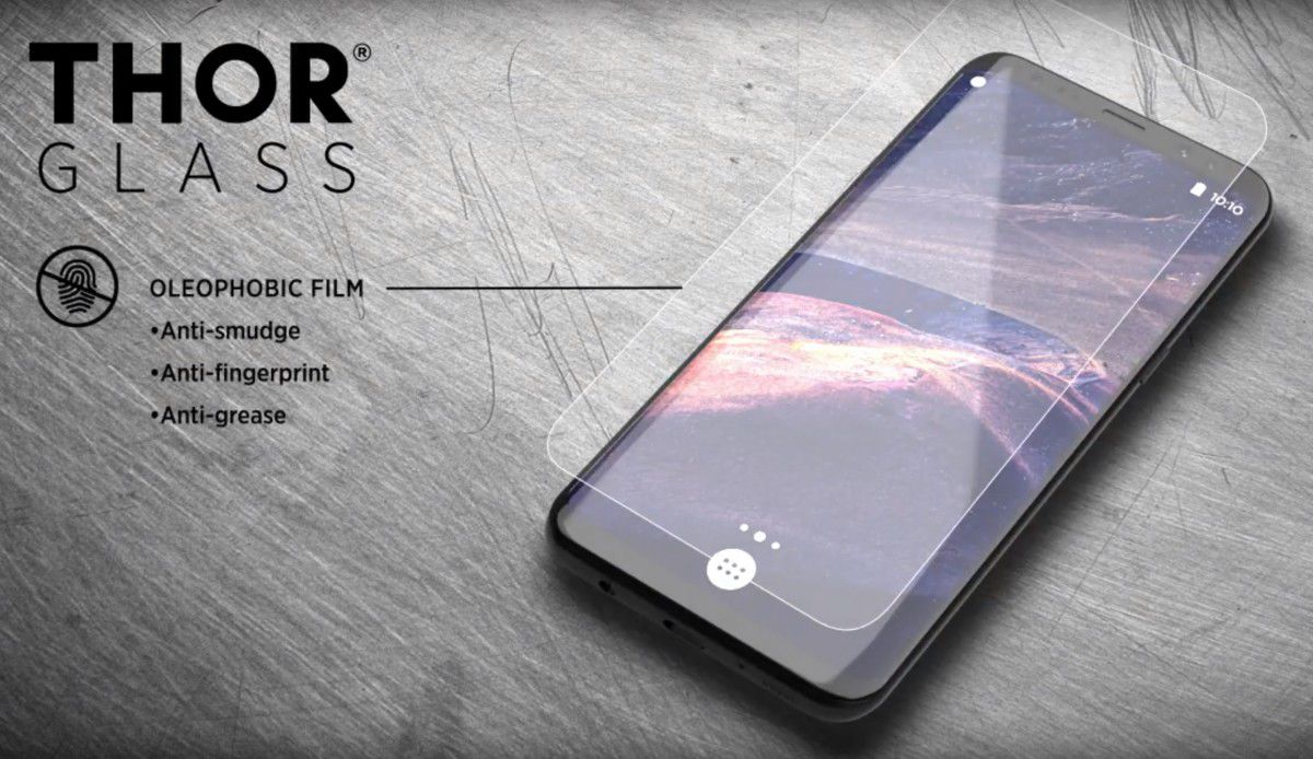 THOR Screen Glass Edge To Edge Samsung Galaxy S8 Zwart afbeelding 18