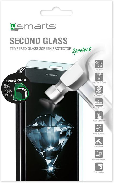 4smarts Second Glass Tempered Glass Samsung Galaxy A3 afbeelding 1