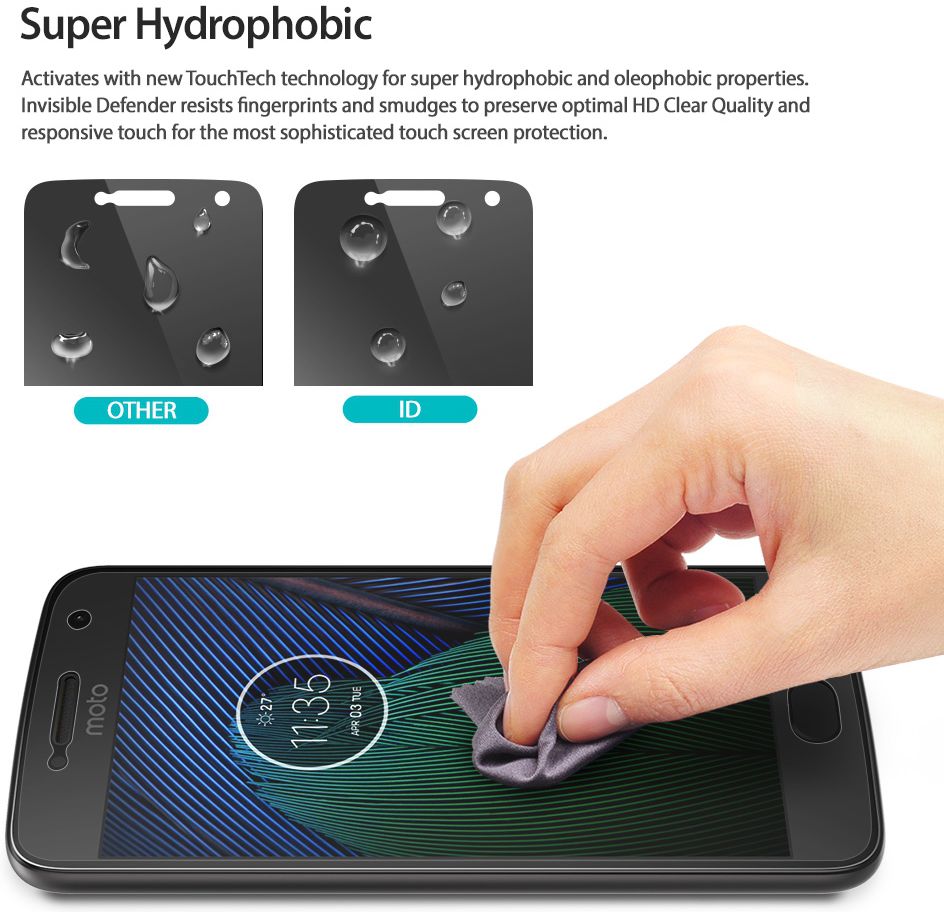 Ringke Invisible Defender Motorola Moto G5 Plus afbeelding 6