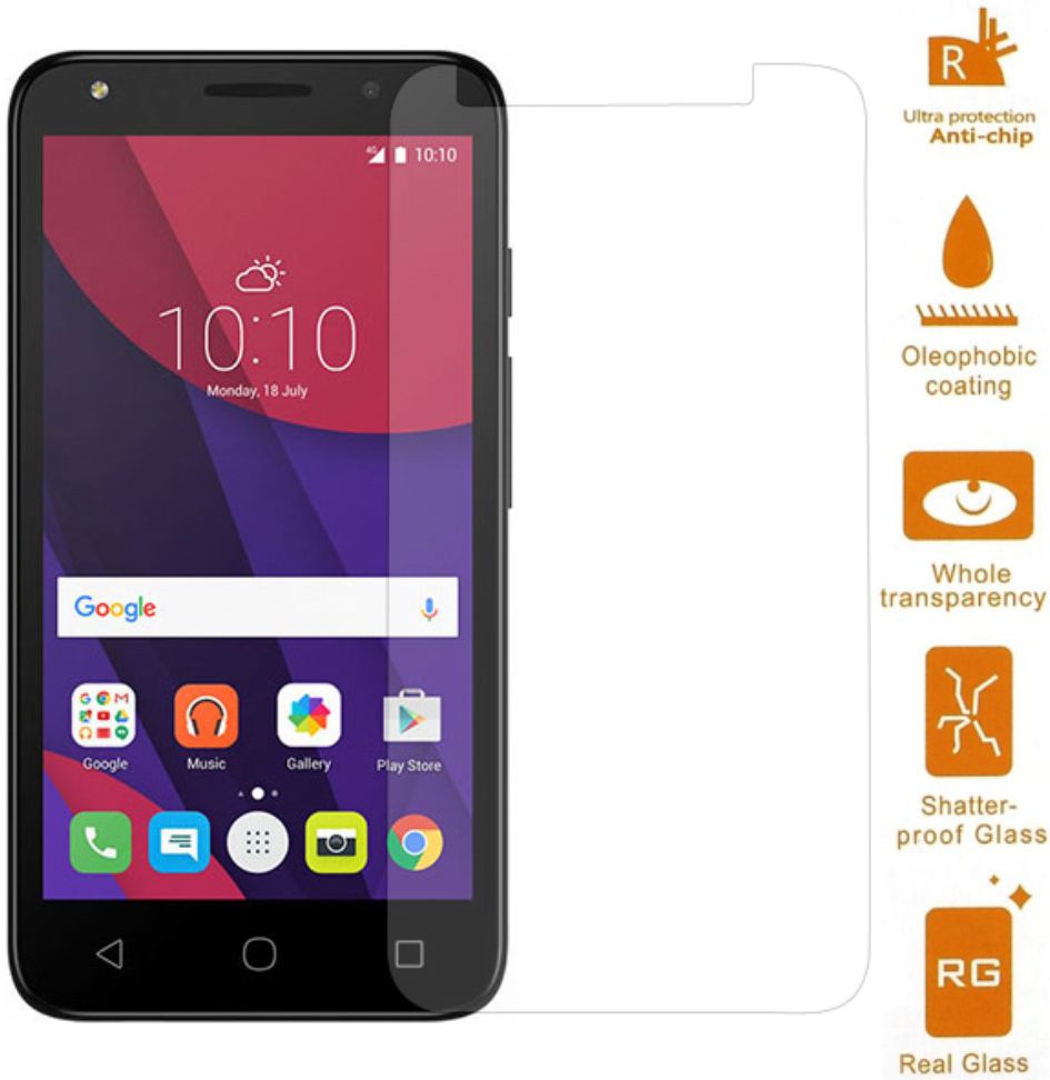 Alcatel Pixi 4 (5) 3G Tempered Glass Screen Protector afbeelding 2