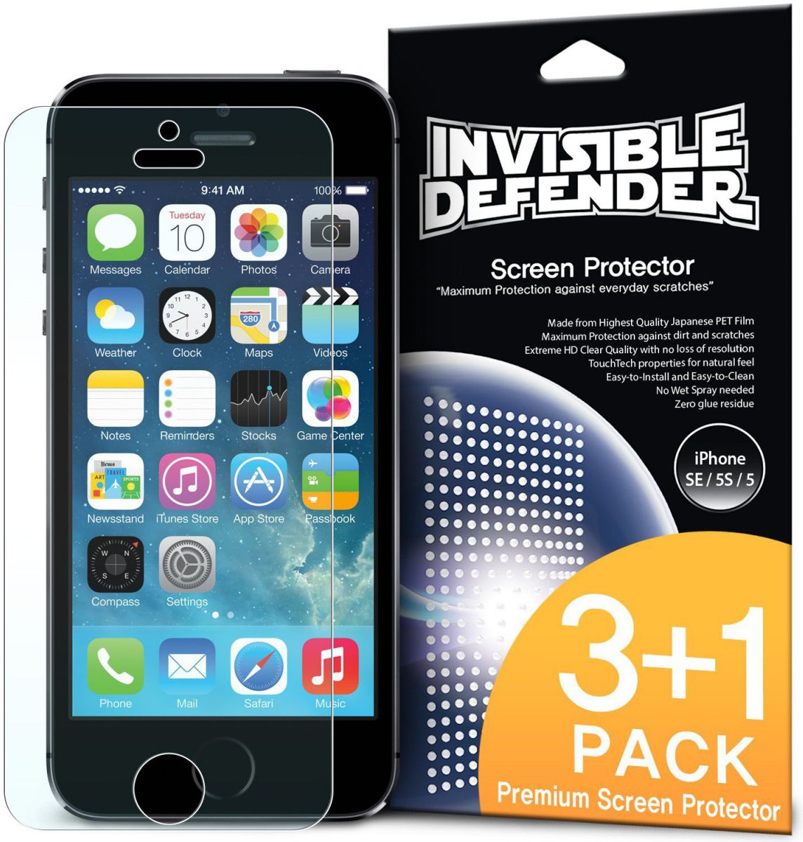 Ringke Invisible Defender voor Apple iPhone 5(S) / 5C / SE afbeelding 1
