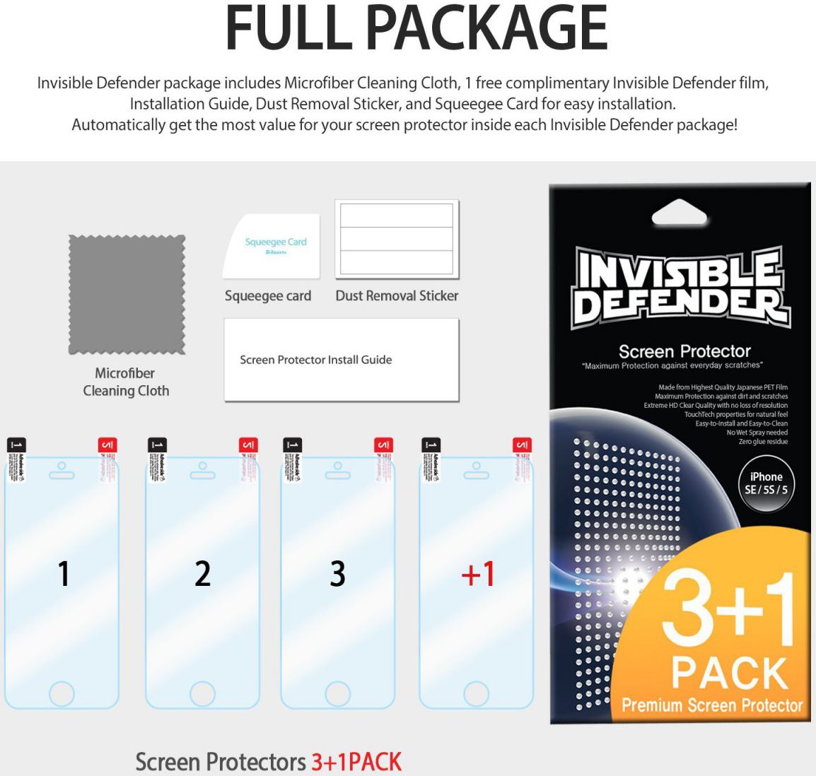 Ringke Invisible Defender voor Apple iPhone 5(S) / 5C / SE afbeelding 7