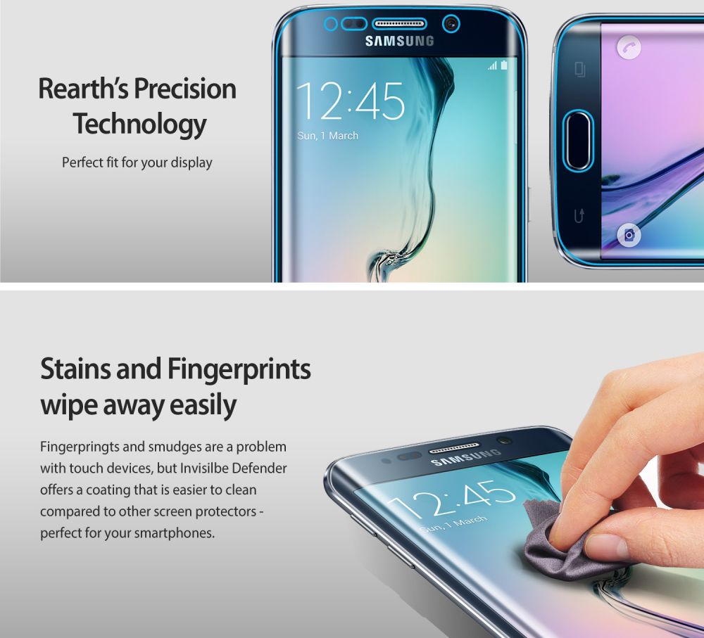 Ringke Invisible Defender voor Samsung Galaxy S6 Edge afbeelding 5