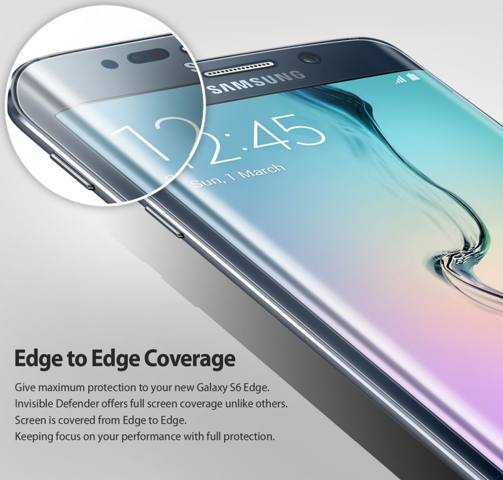 Ringke Invisible Defender voor Samsung Galaxy S6 Edge afbeelding 6