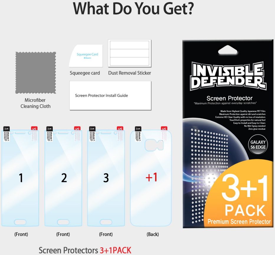 Ringke Invisible Defender voor Samsung Galaxy S6 Edge afbeelding 7