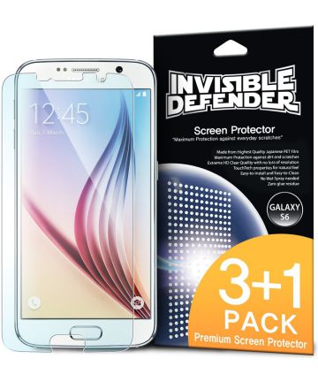 Ringke Invisible Defender voor Samsung Galaxy S6 Screen Protectors