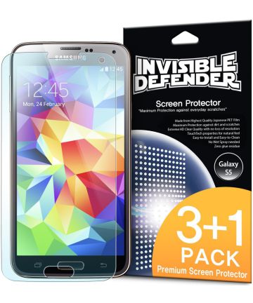 Ringke Invisible Defender voor Samsung Galaxy S5 Screen Protectors