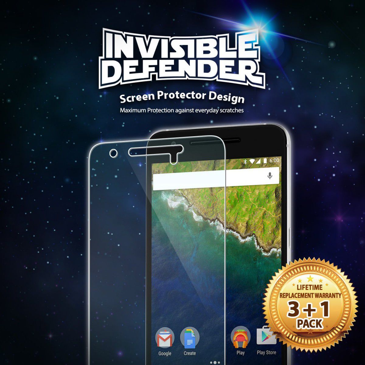 Ringke Invisible Defender voor Huawei Nexus 6P afbeelding 2