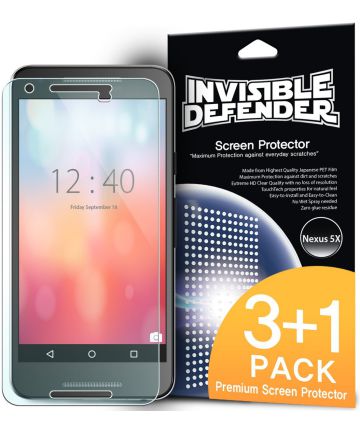 Ringke Invisible Defender voor LG Nexus 5X Screen Protectors