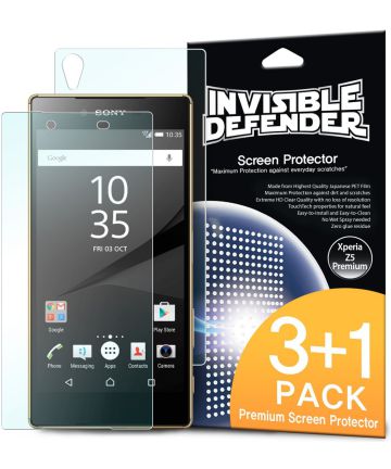 Ringke Invisible Defender voor Sony Xperia Z5 Premium Screen Protectors