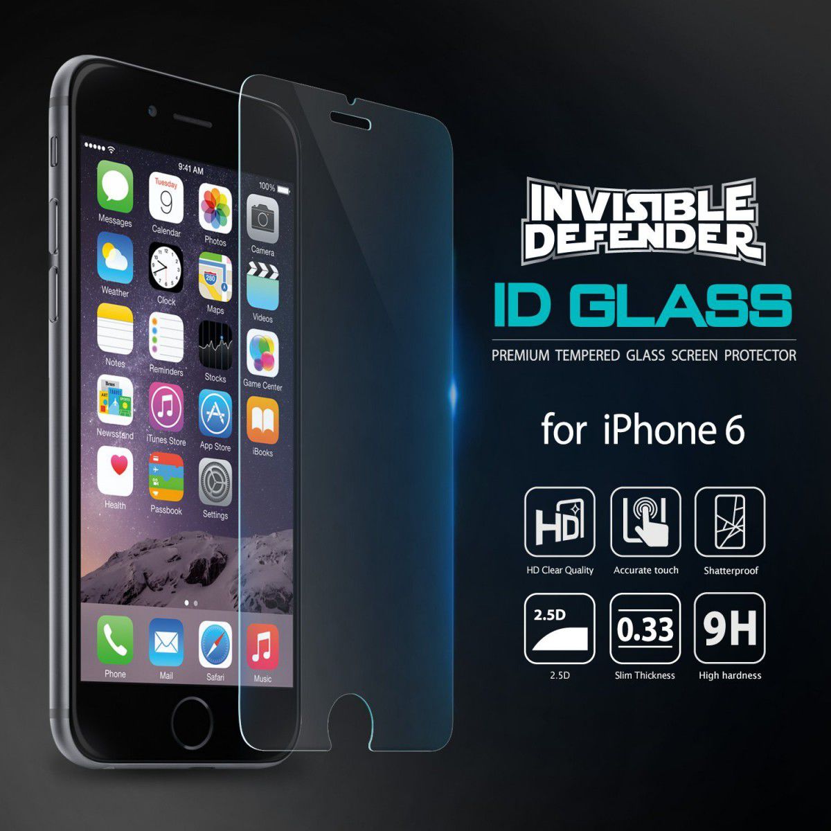 Ringke ID Glass 0.33mm iPhone 6(S) afbeelding 4