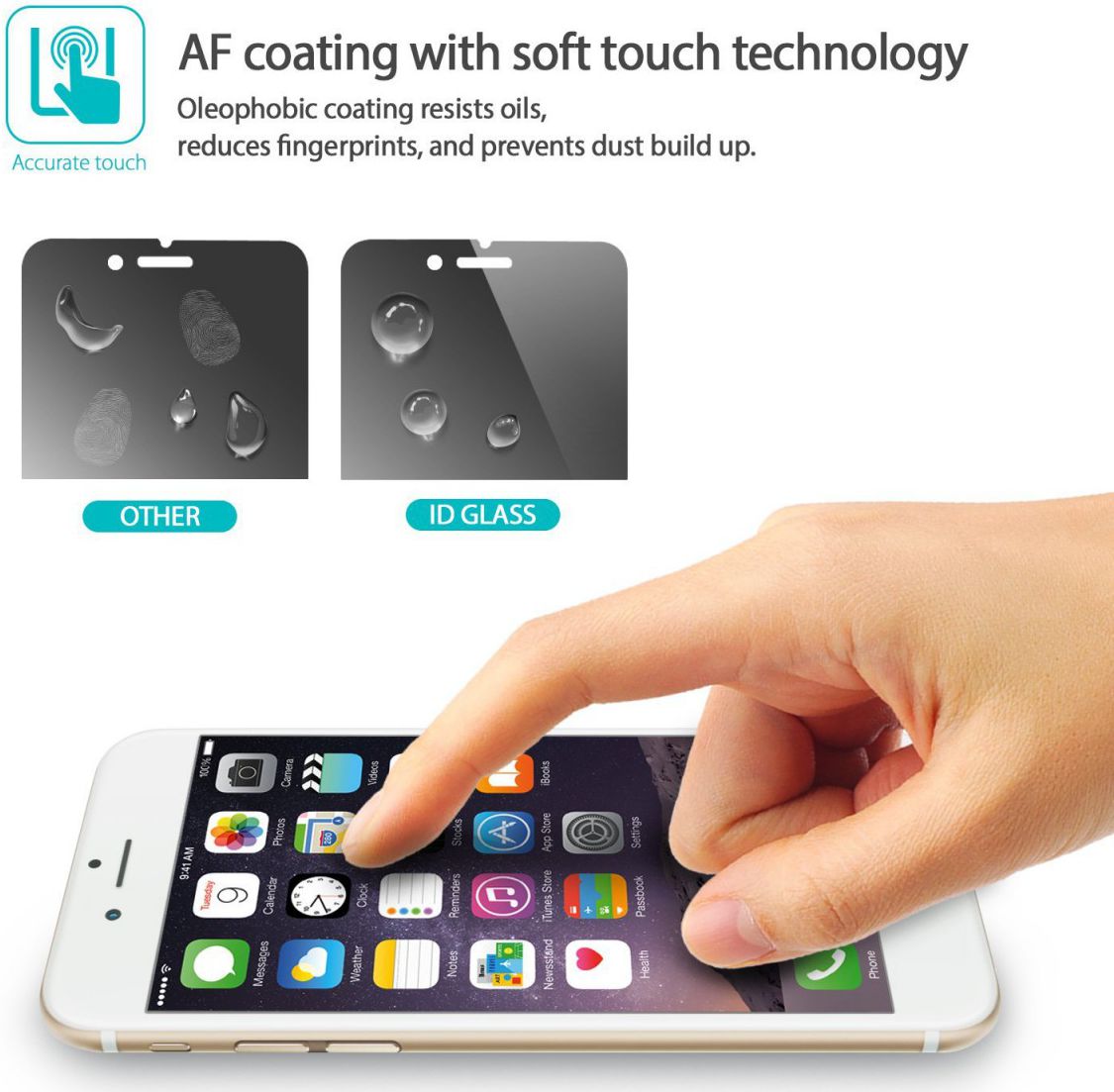 Ringke ID Glass 0.33mm iPhone 6(S) afbeelding 7