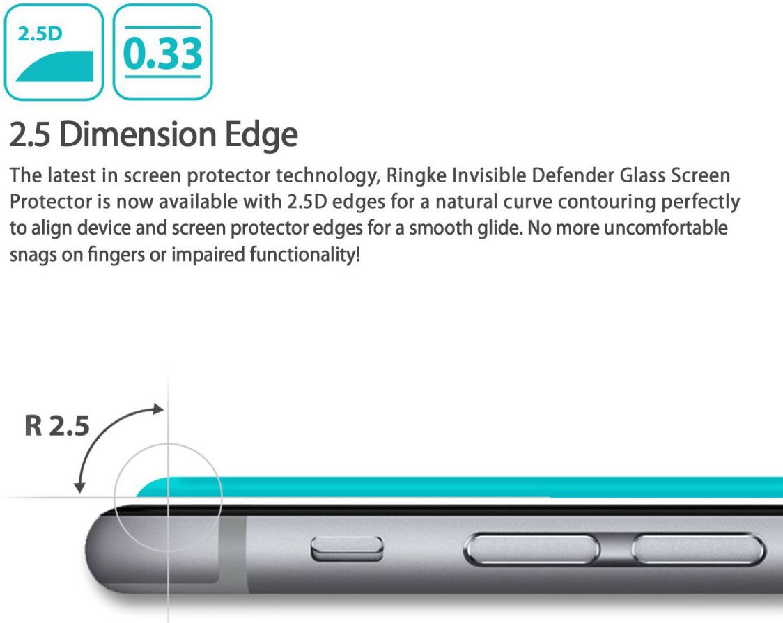 Ringke ID Glass 0.33mm Huawei Nexus 6P afbeelding 3