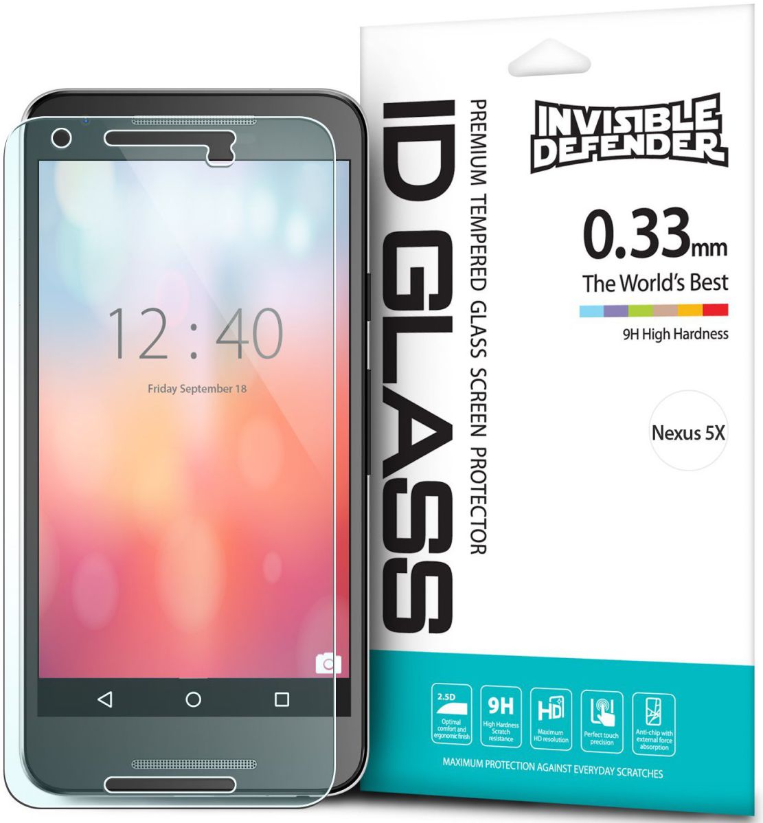 Ringke ID Glass 0.33mm LG Nexus 5X afbeelding 1