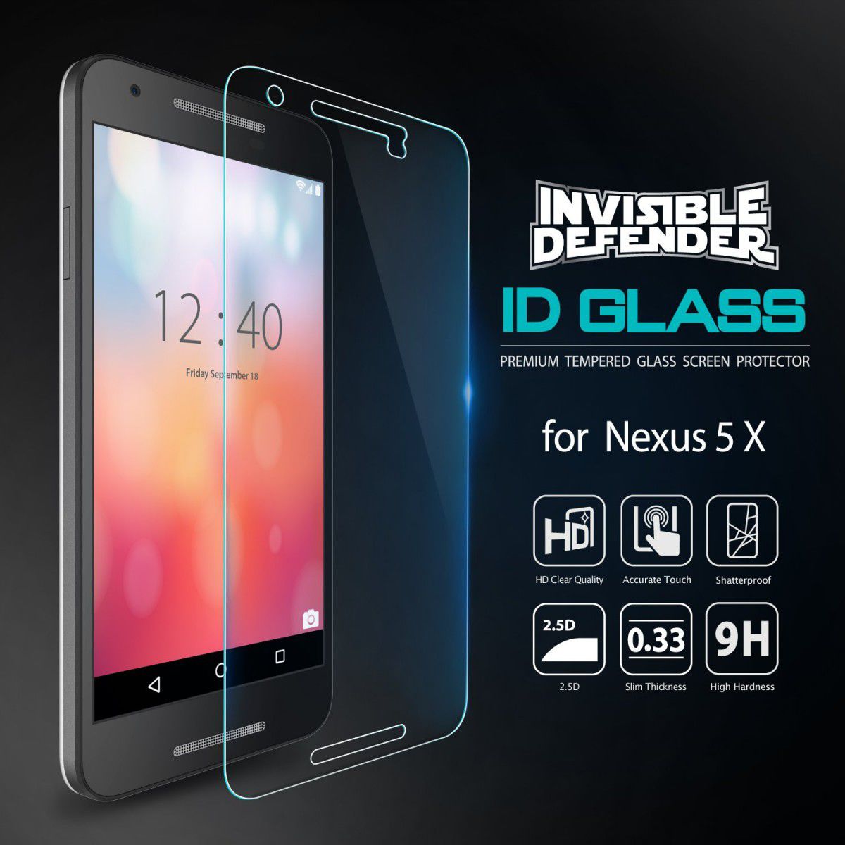 Ringke ID Glass 0.33mm LG Nexus 5X afbeelding 2
