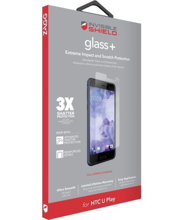 InvisibleSHIELD Glass+ Tempered Glass HTC U Play Screen Protectors