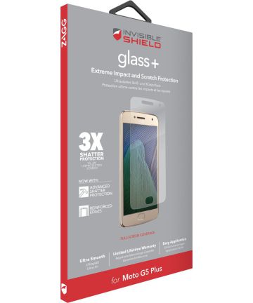 InvisibleSHIELD Glass+ Tempered Glass Motorola Moto G5 Plus Screen Protectors