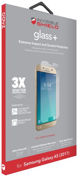 InvisibleSHIELD Glass+ Tempered Glass Samsung Galaxy A5 (2017) afbeelding 1