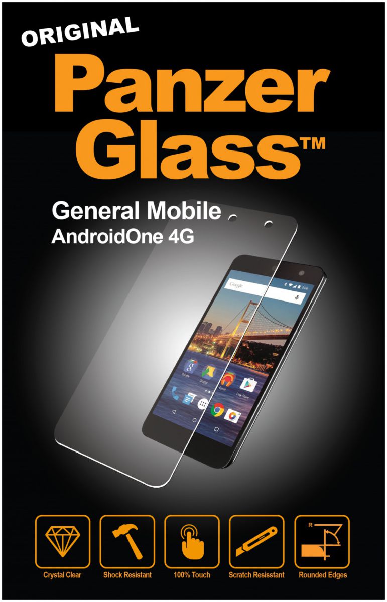 PanzerGlass General Mobile GM5 Screenprotector Zwart afbeelding 1